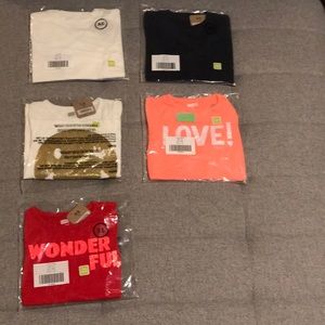 NWT Girls Size 4 BUNDLE - 5 long sleeve shirts